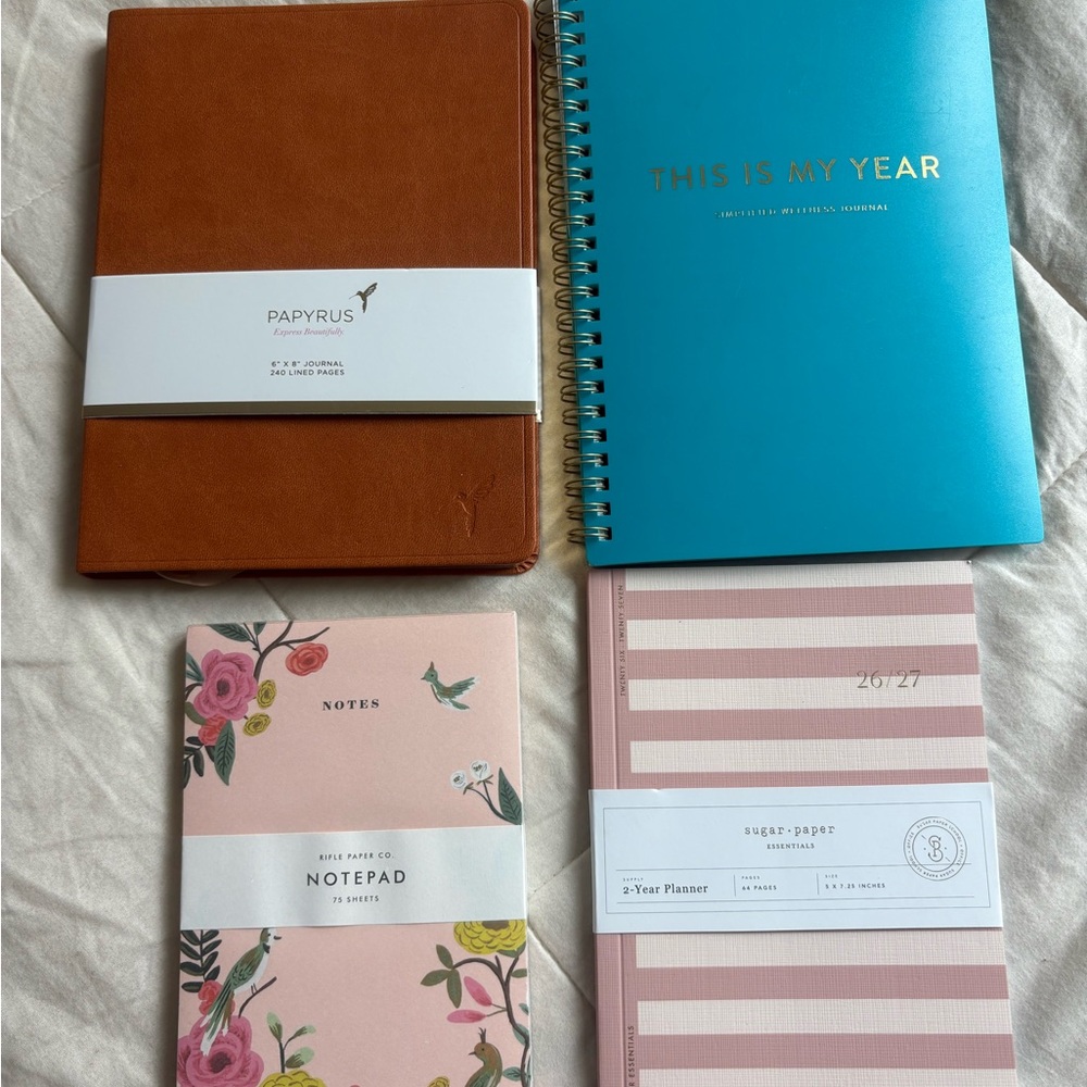 NWT PAPYRUS, Sugar Paper, RifflePaper CO., and Emily Ley Notebook/Planner Set📓
